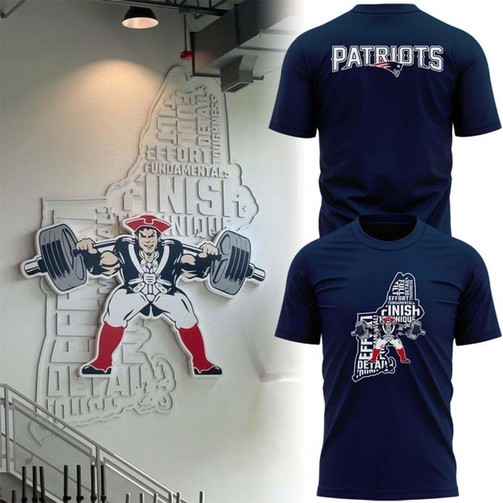New England Patriots 2026 Weight Room Training Shirt NE Football Team Shirts Patriots Fans Gift - Kdjoy