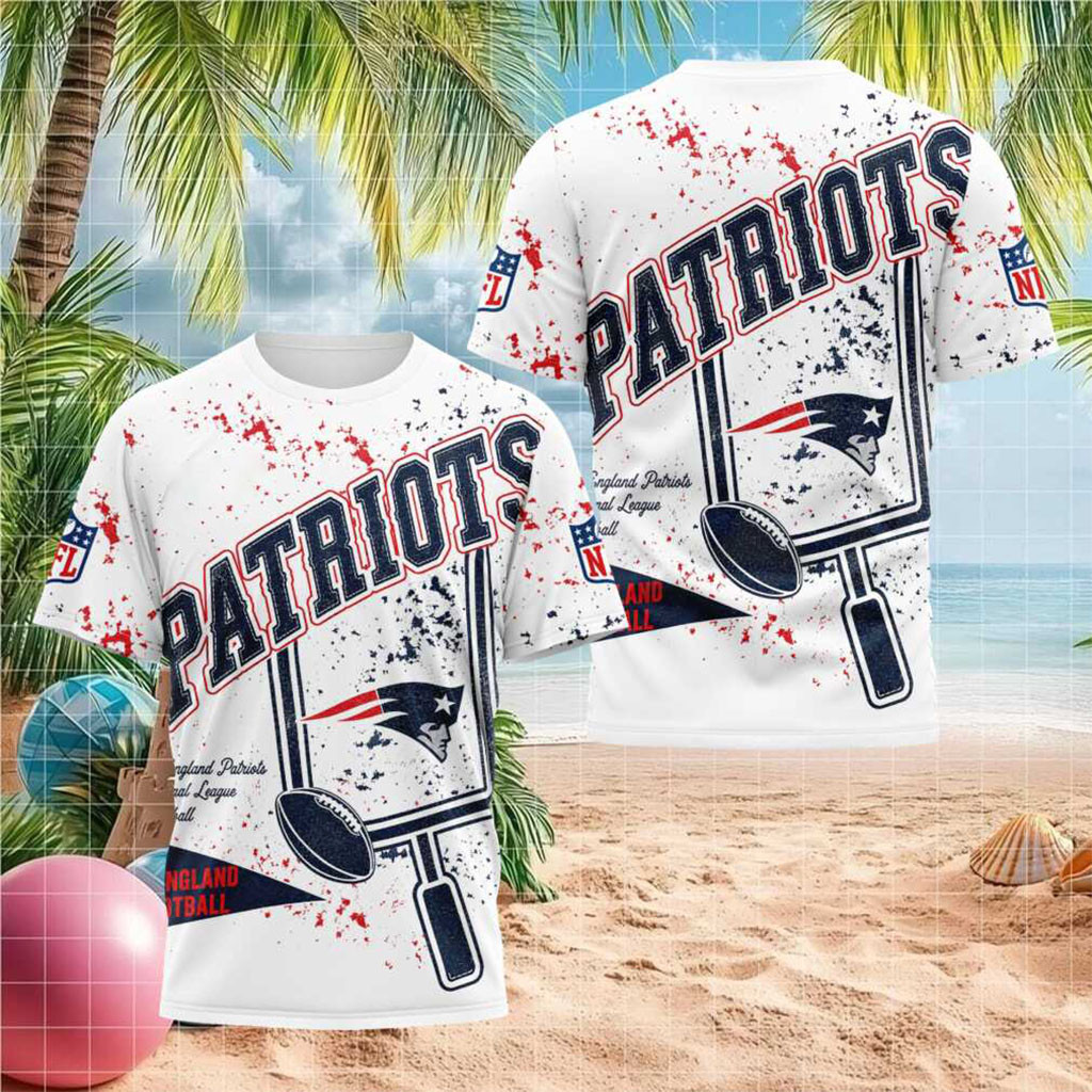 New England Patriots Football Field Goal T-Shirt Game Day Tee New England Patriots Fans Gifts - Kdjoy