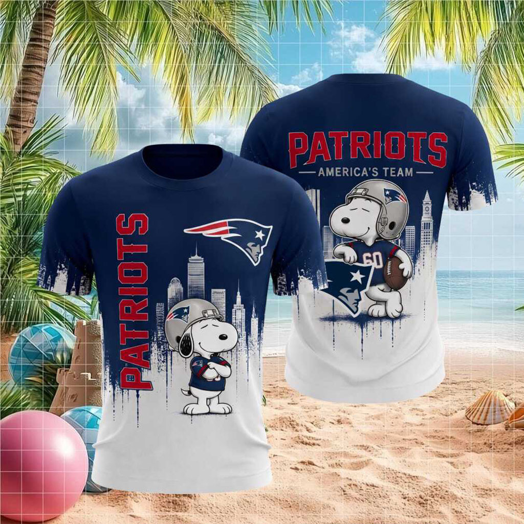 New England Patriots Snoopy Football Shirt America's Team NE Patriots Merch Football Fan Gear - Kdjoy New England Patriots Snoopy Football Shirt America's Team NE Patriots Merch Football Fan Gear - Kdjoy