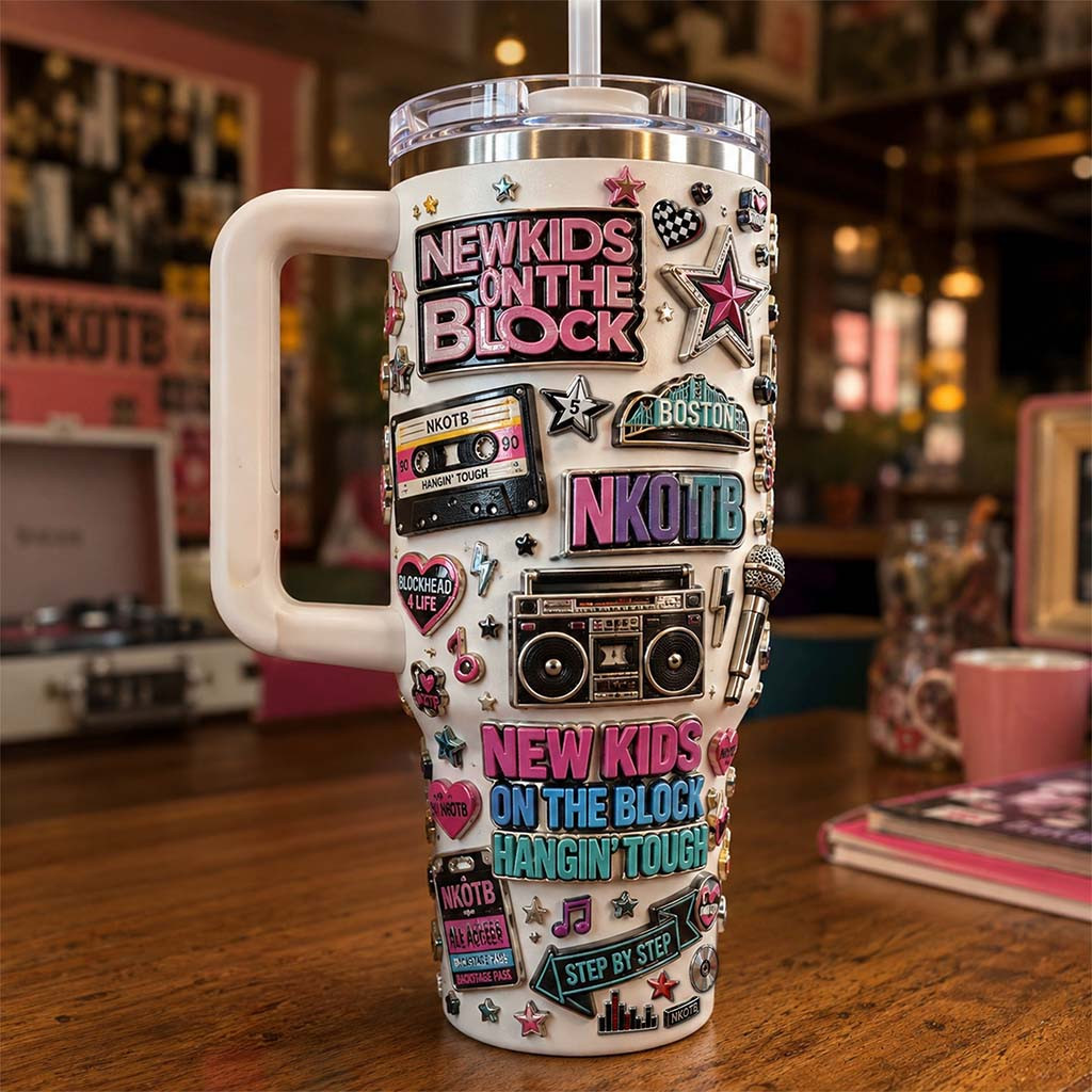 New Kids On The Block Merch NKOTB Tumbler Birthday Gift For Friends - Kdjoy