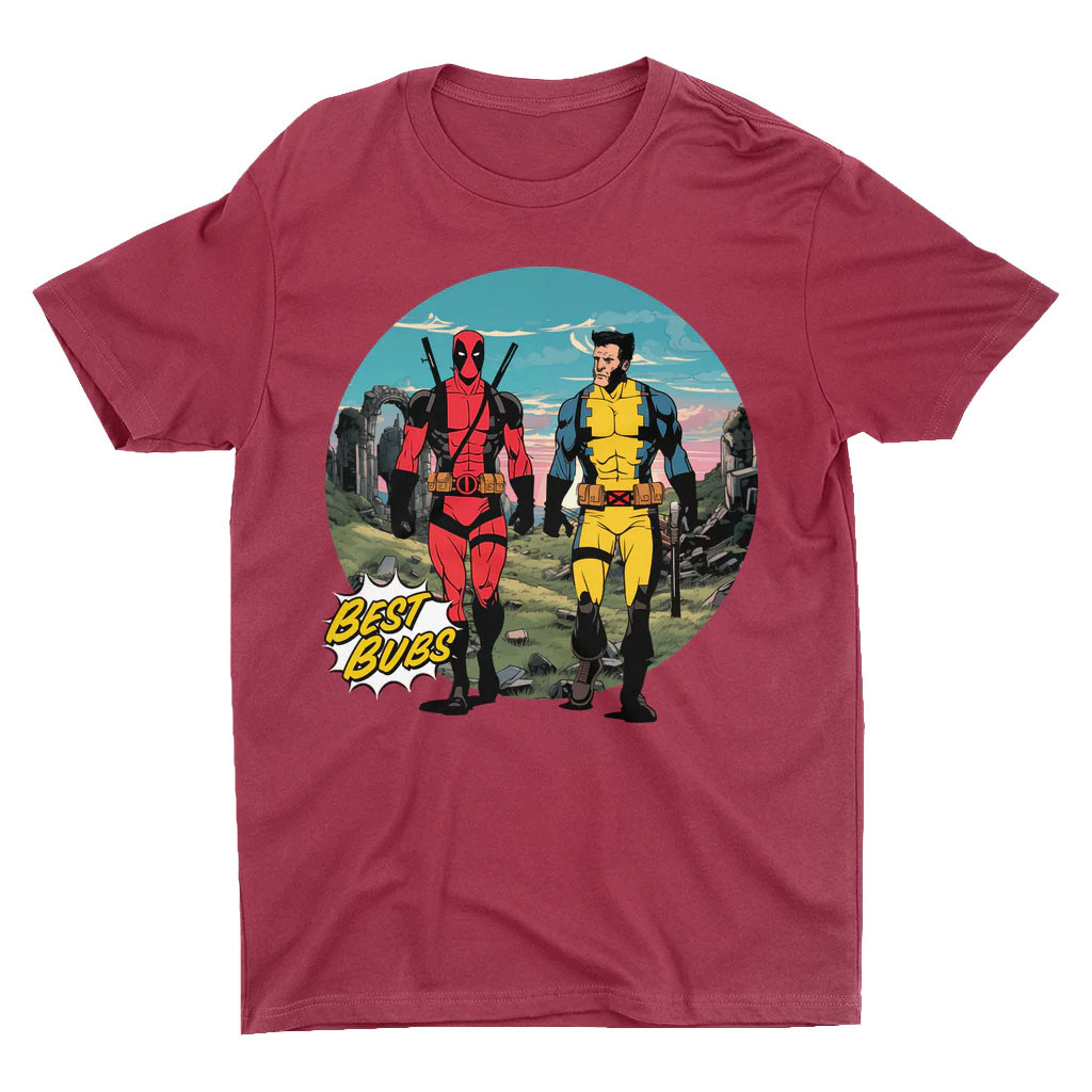 New Rockstars Merch 2026 Best Bubs T-Shirt Deadpool And Wolverine Shirt Movie Fan Gifts - Kdjoy