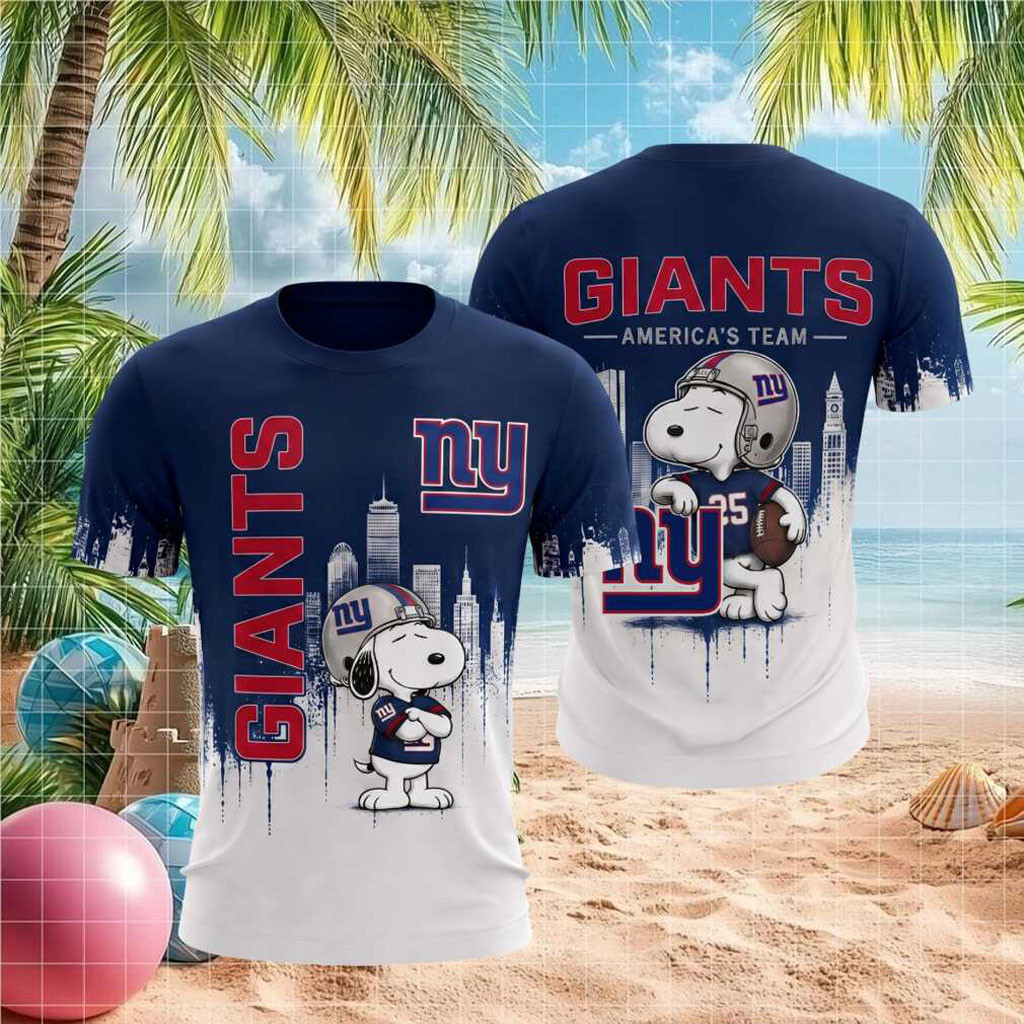 New York Giants Snoopy Football Shirt America's Team NY Giants Merch Gift for Football Lovers - Kdjoy New York Giants Snoopy Football Shirt America's Team NY Giants Merch Gift for Football Lovers - Kdjoy