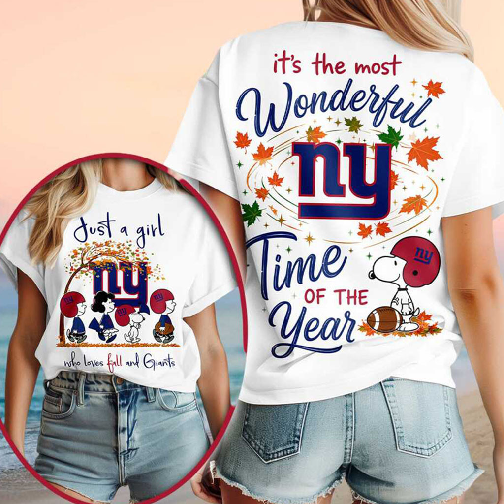 New York Giants Snoopy Peanuts Fall Football Leaves Shirt NY Giants Merch Gift For Autumn - Kdjoy New York Giants Snoopy Peanuts Fall Football Leaves Shirt NY Giants Merch Gift For Autumn - Kdjoy