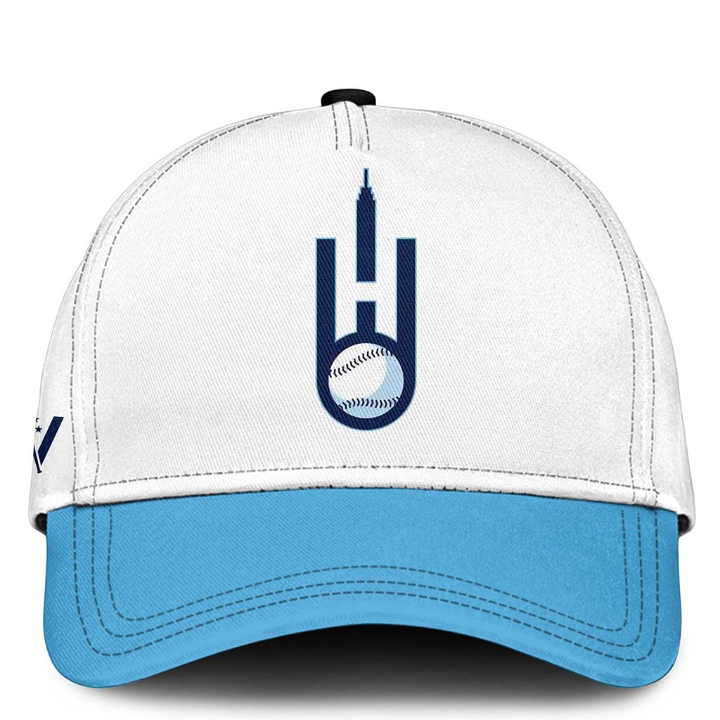 New York Heights 2026 Hat Blue White Heights Merch Gifts For Baseball Lovers - Kdjoy New York Heights 2026 Hat Blue White Heights Merch Gifts For Baseball Lovers - Kdjoy
