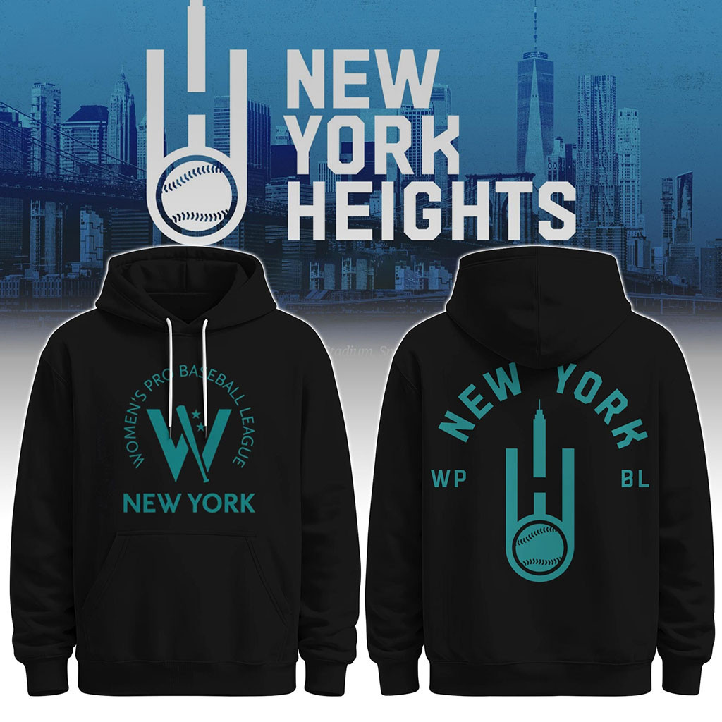 New York Heights 2026 WPBL Hoodie Basketball Fans Streetwear Hoodie NY Heights Merch Gifts