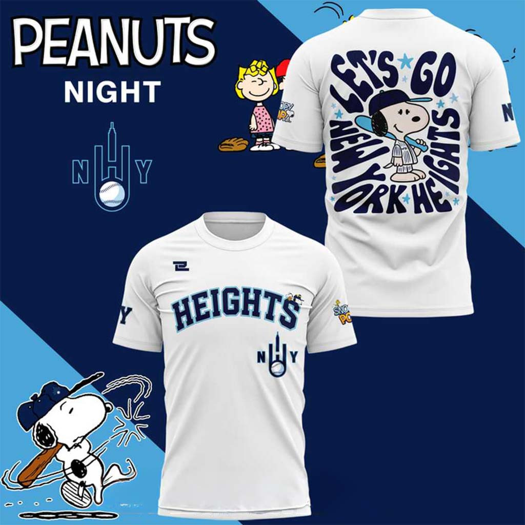 New York Heights WPBL x Peanut Night 2026 Shirt Heights Merch Gift Ideas For Baseball Fans - Kdjoy
