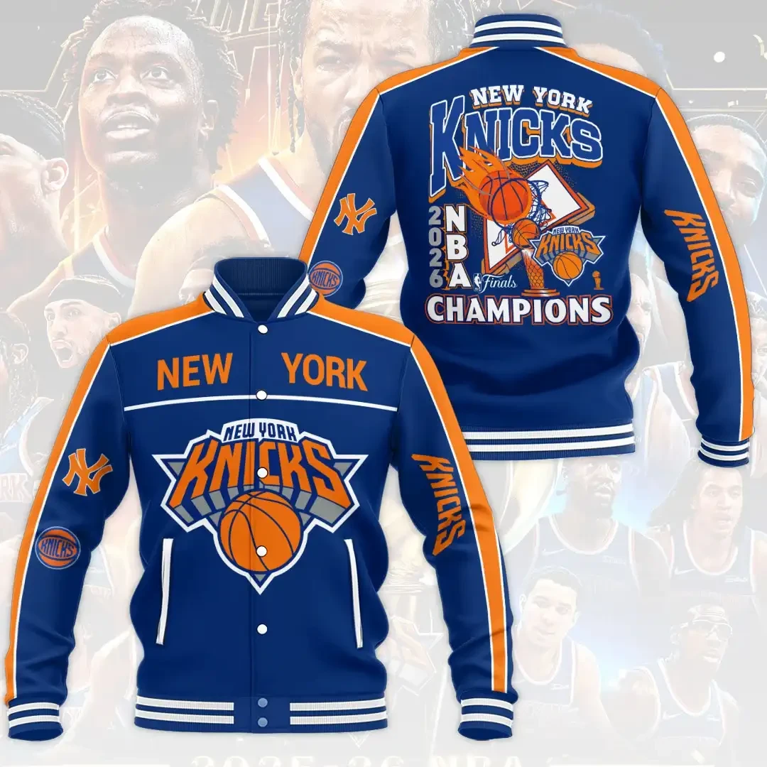 New York Knicks Merch 2026 Finals Champions Signed Varsity Jacket Basketball Enthusiast Gifts - Kdjoy New York Knicks Merch 2026 Finals Champions Signed Varsity Jacket Basketball Enthusiast Gifts - Kdjoy