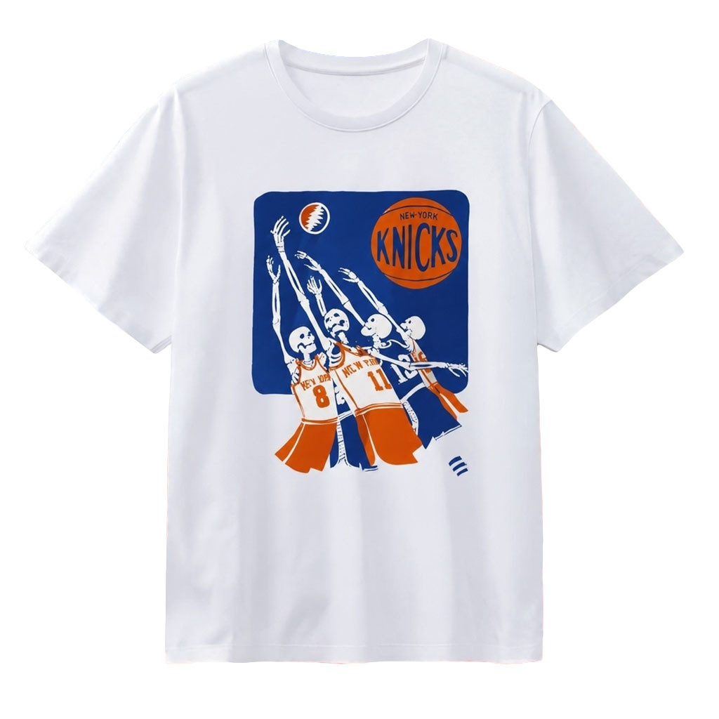 New York Knicks Skeleton Players Jersey Number 8 And 11 Basketball T-Shirt Knicks Merch - Kdjoy New York Knicks Skeleton Players Jersey Number 8 And 11 Basketball T-Shirt Knicks Merch - Kdjoy