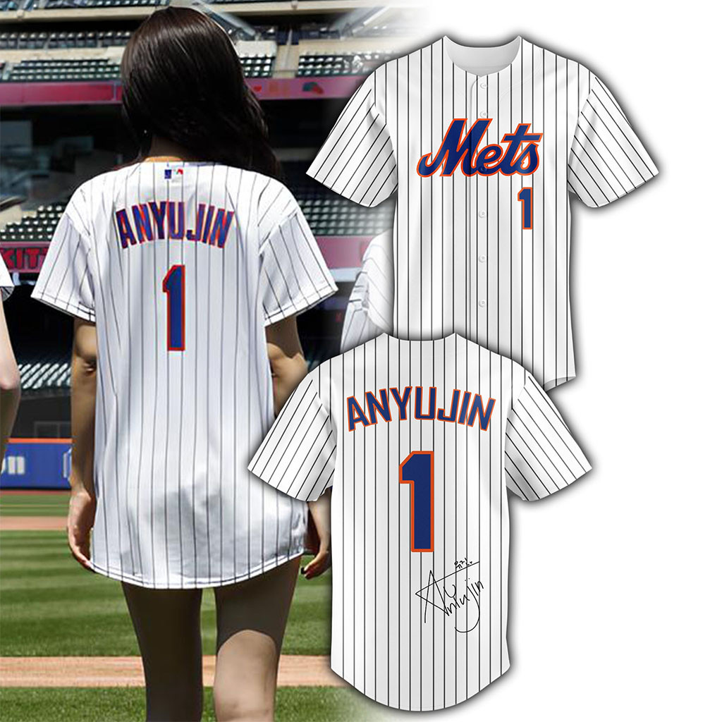 New York Mets #1 An Yujin Wonyoung 2026 Baseball Jersey NY Mets Merch Gift Ideas For Baseball Fans - Kdjoy