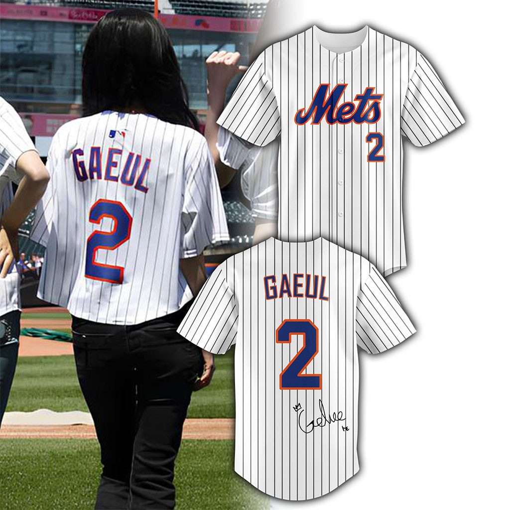 New York Mets #2 IVE Gaeul 2026 Baseball Jersey NY Mets Merch Gifts For Baseball Fans - Kdjoy
