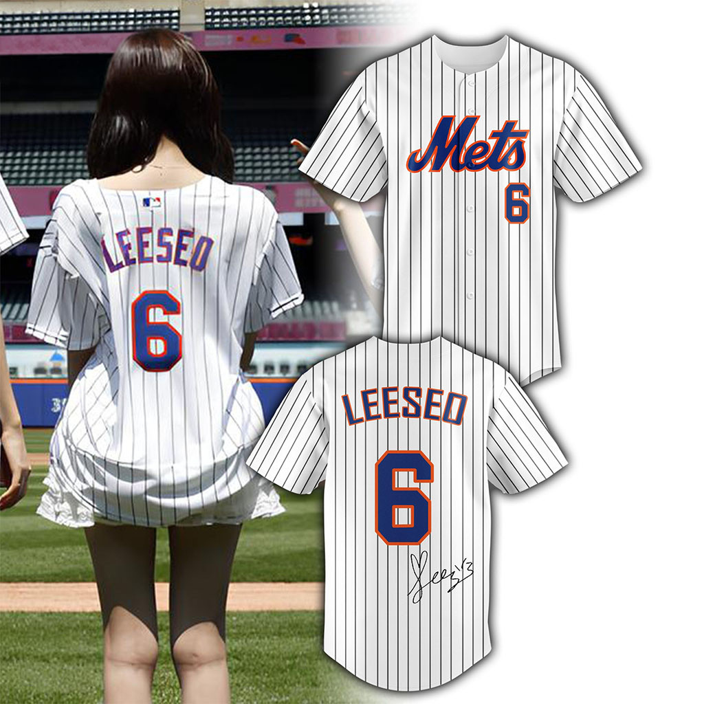 New York Mets #6 Leeseo 2026 Baseball Jersey NY Mets Merch Gifts For Baseball Lovers - Kdjoy