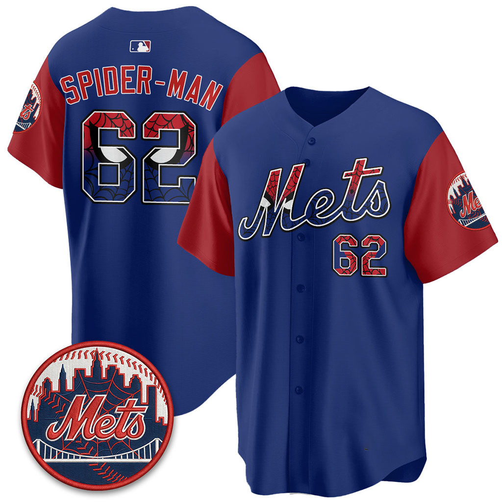 New York Mets X Web-Head Spider Man Brand New Day Baseball Jersey NY Mets Merch Fan Gifts - Kdjoy New York Mets X Web-Head Spider Man Brand New Day Baseball Jersey NY Mets Merch Fan Gifts - Kdjoy