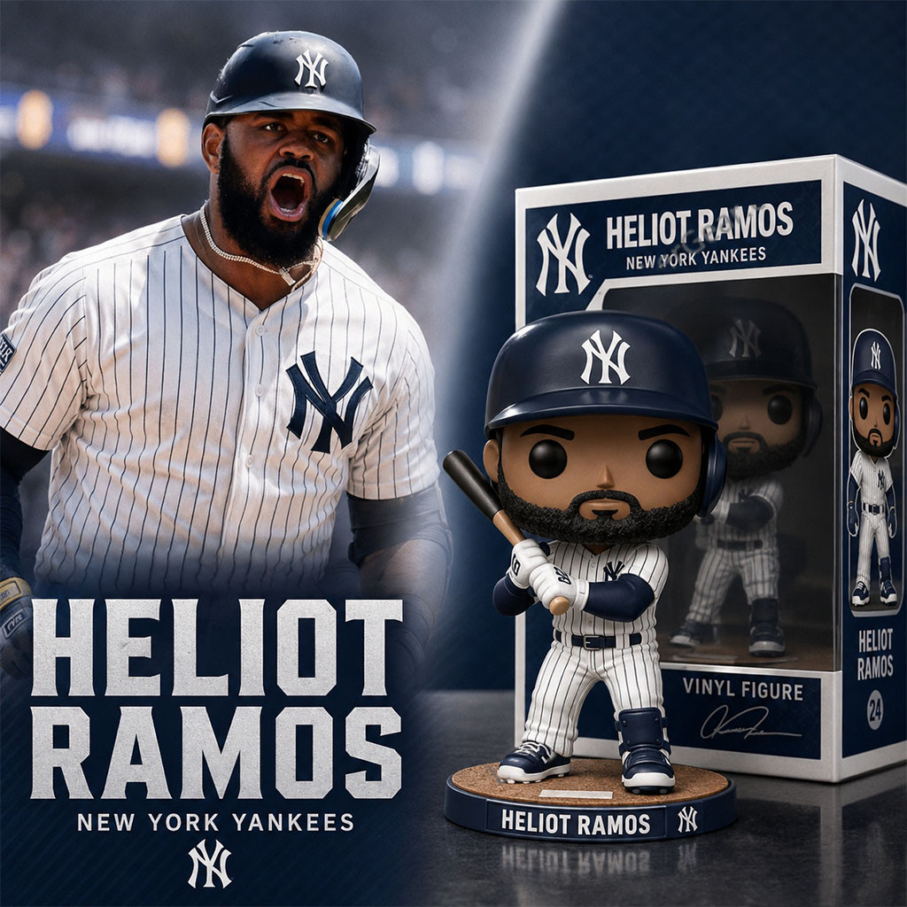 New York Yankees Heliot Ramos Welcome Funko Pop NY Yankees Merch Gifts For Baseball Lovers - Kdjoy