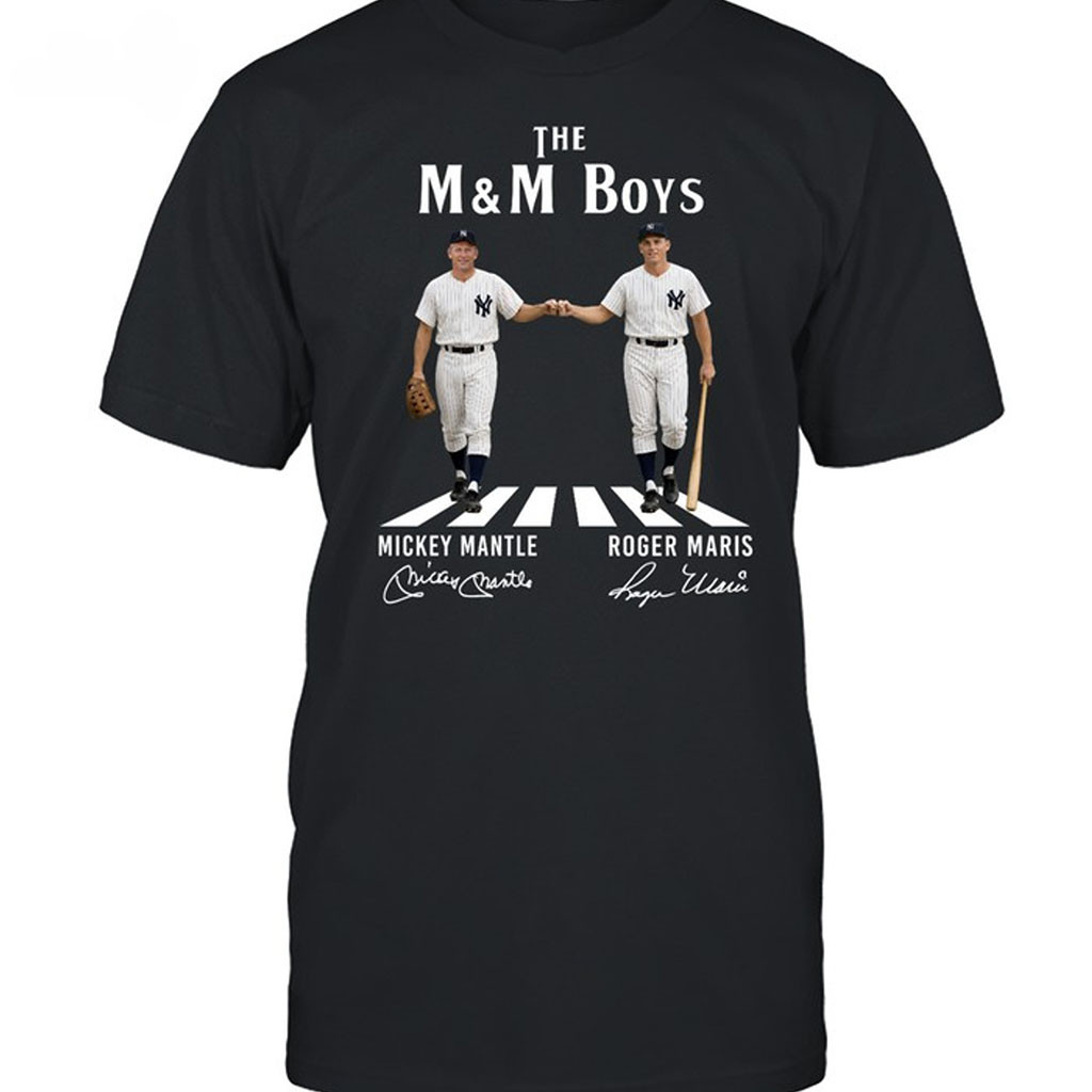 New York Yankees M&M Boys T-Shirt Yankees Baseball Legends Fan Shirt NY Yankees Merch Gifts