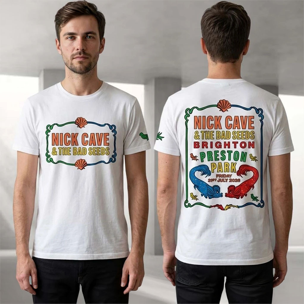 Nick Cave And The Bad Seeds Merch Brighton Preston Park July 31 2026 Shirt Rock Fan Gifts - Kdjoy Nick Cave And The Bad Seeds Merch Brighton Preston Park July 31 2026 Shirt Rock Fan Gifts - Kdjoy