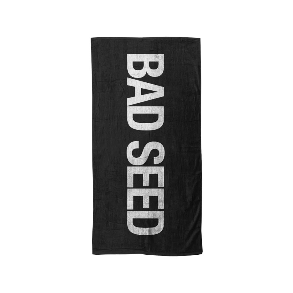 Nick Cave Merch 2026 Bad Seed Black Beach Towel Presents For Music Lovers