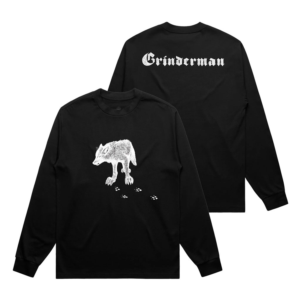 Nick Cave Merch 2026 Grinderman Wolf Black Long Sleeve T-Shirt Gift For Brothers