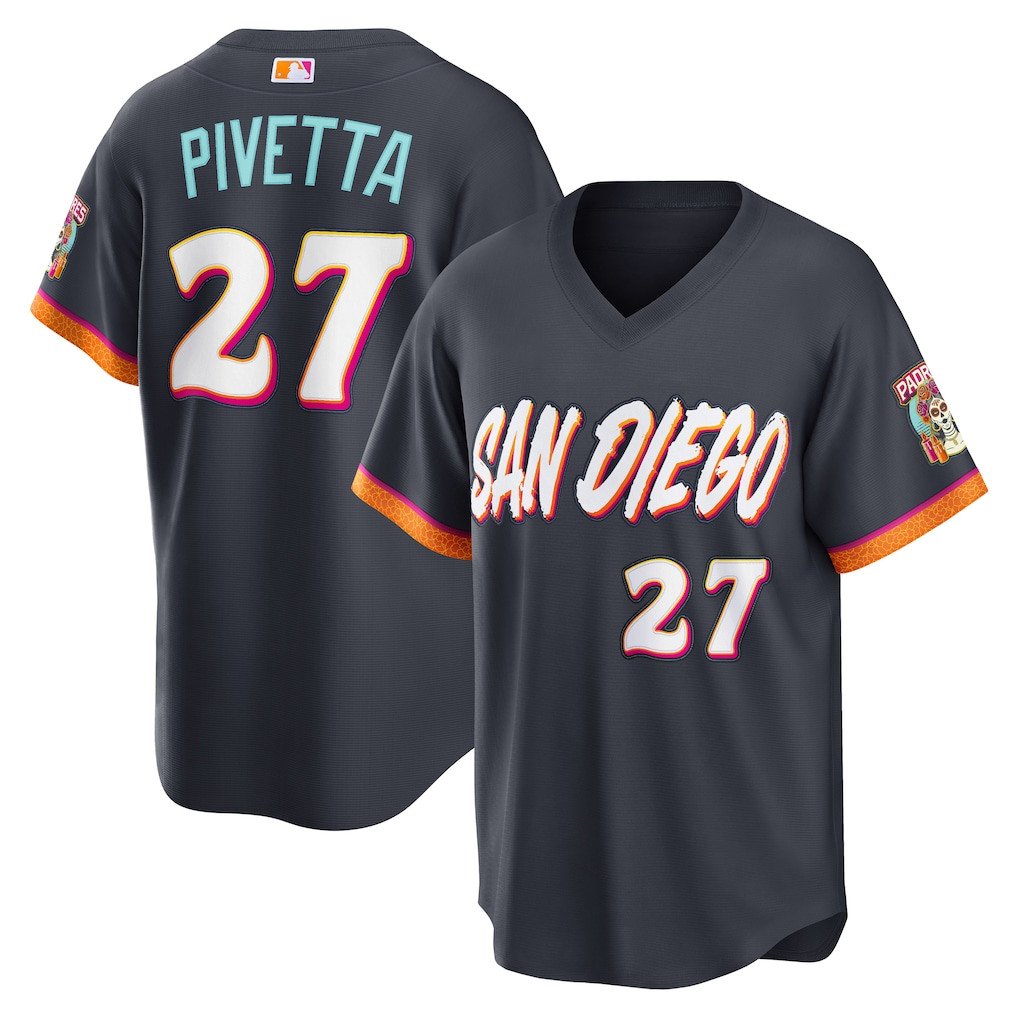 Nick Pivetta #27 San Diego Padres 2026 City Connect Stadium Jersey San Diego Padres Merch - Kdjoy