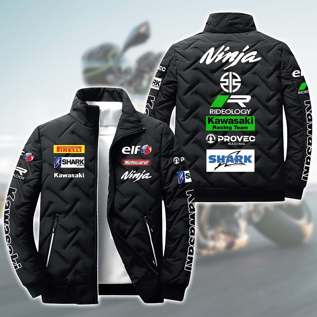 Ninja KW Motorsport Puffer Jacket Birthday Gift For Husband - Kdjoy
