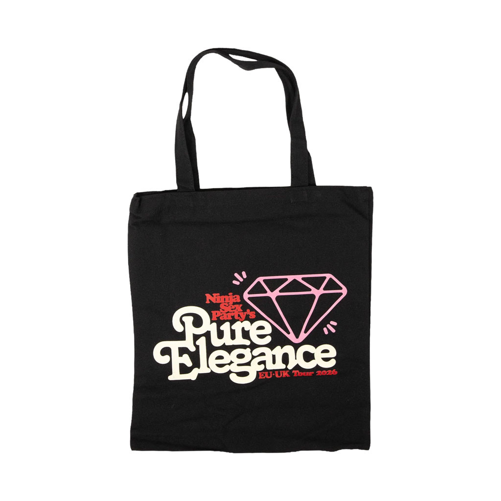 Ninja Sex Party Merch 2026 Pure Elegance Tote Bag Black NSP EU UK Tour Merch Gift For Fans - Kdjoy