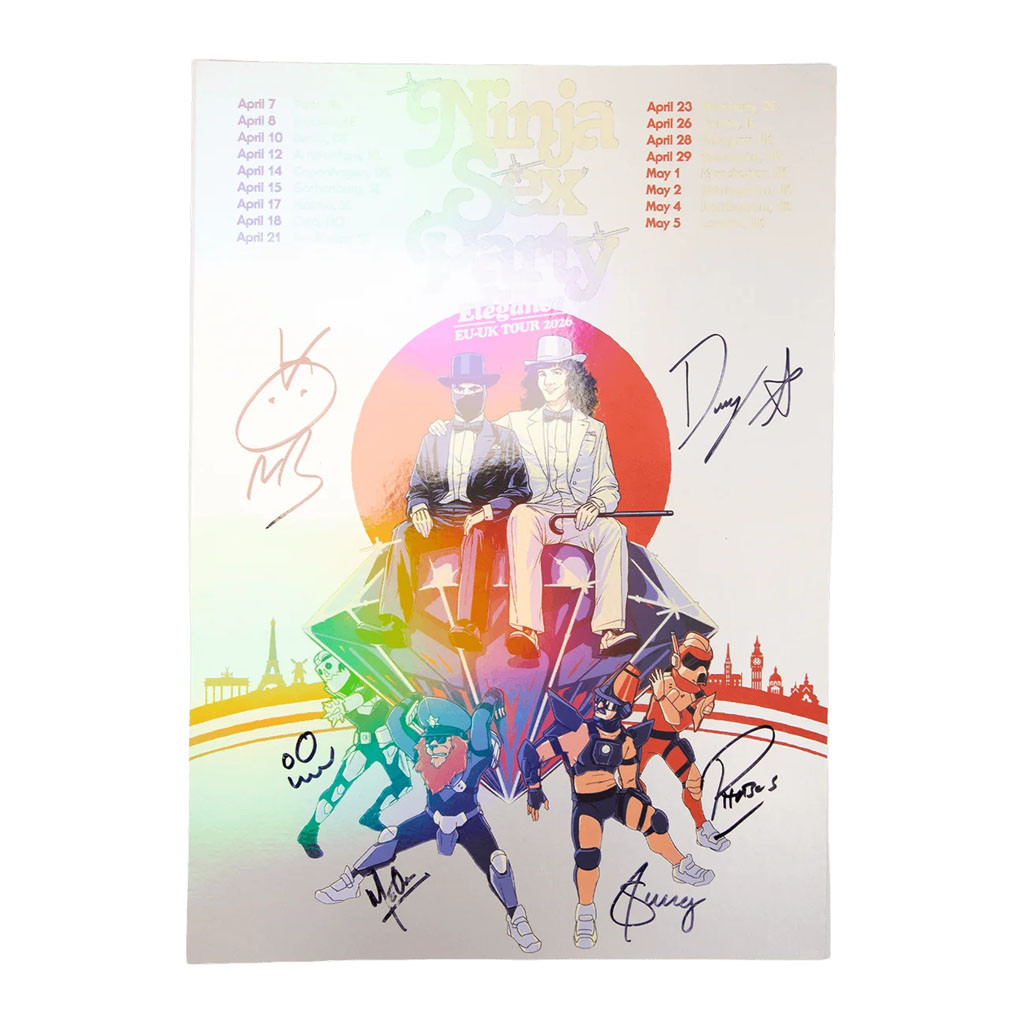Ninja Sex Party Merch 2026 Signed Holographic Pure Elegance Tour Poster Wall Art Decor For Fans - Kdjoy