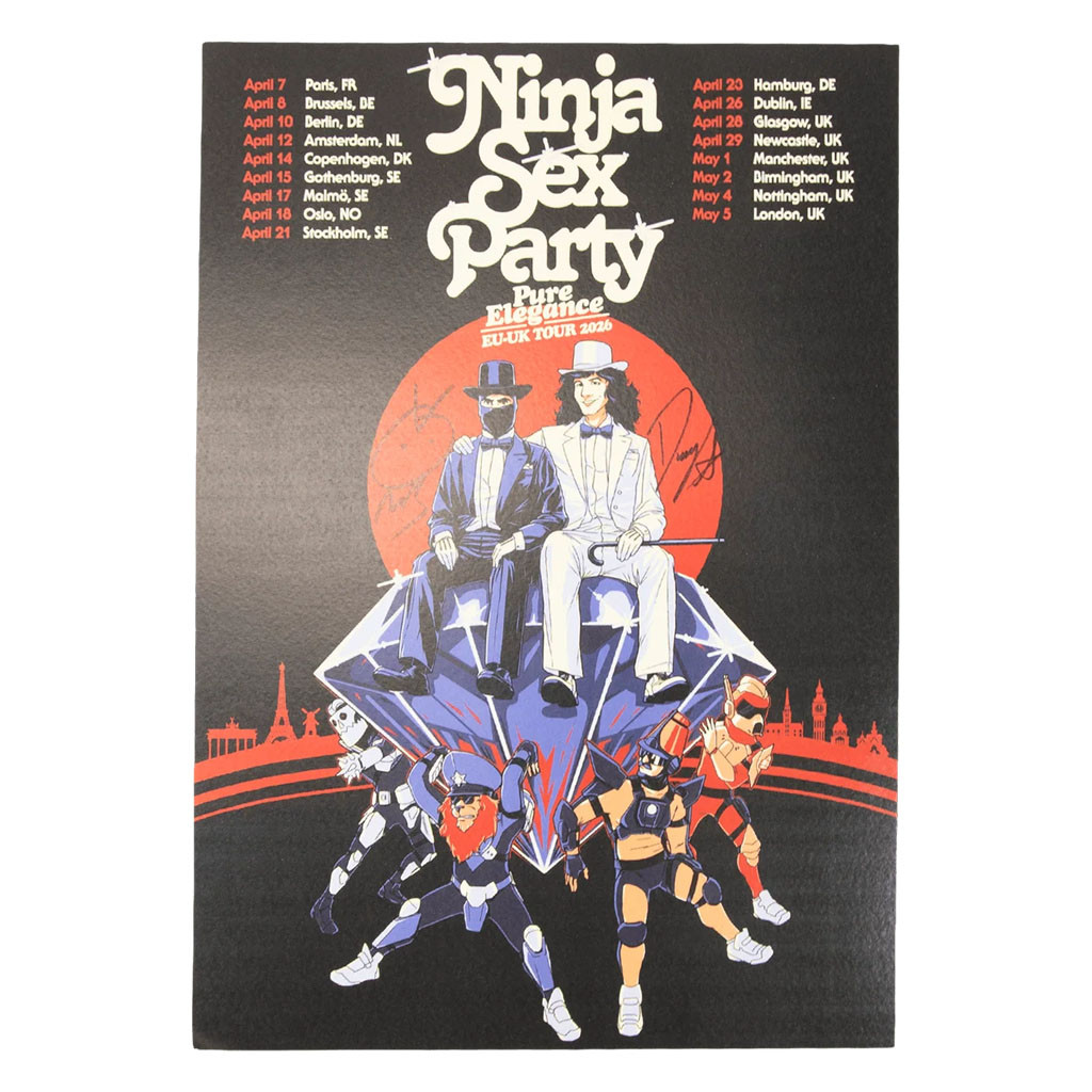 Ninja Sex Party Merch 2026 Signed Pure Elegance Tour Poster Wall Art Decor Gift For Band Fans - Kdjoy