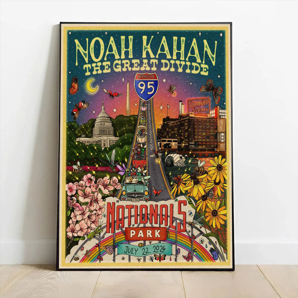 Noah Kahan Great Divide Tour 2026 At Washington DC Poster Noah Kahan Merch Home Decor Ideas - Kdjoy Noah Kahan Great Divide Tour 2026 At Washington DC Poster Noah Kahan Merch Home Decor Ideas - Kdjoy