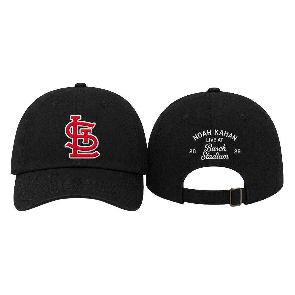 Noah Kahan Merch 2026 NK St Louis Cardinals Busch Stadium Hat Embroidered Noah Kahan STL Merch - Kdjoy