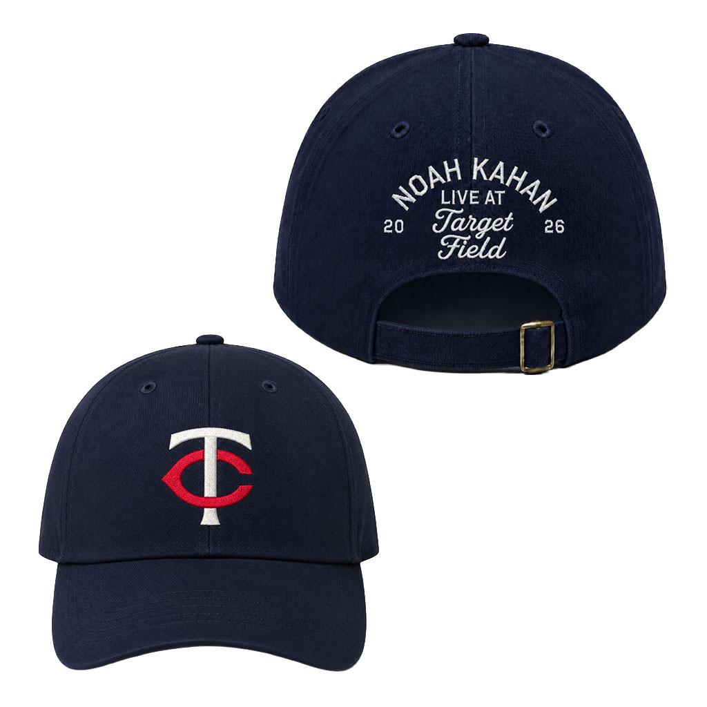Noah Kahan Merch 2026 Noah Kahan Minnesota Twins Target Field Hat Embroidered Gift For Fans - Kdjoy