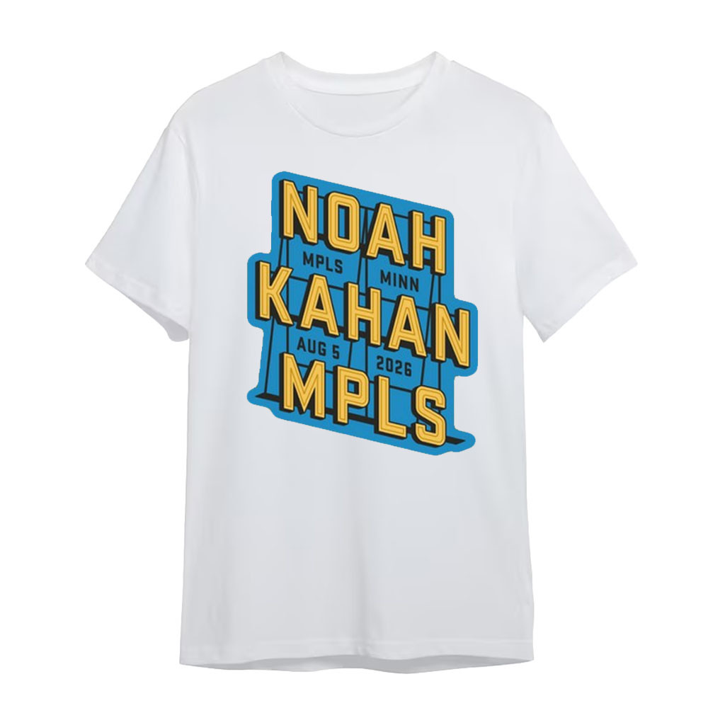Noah Kahan Merch NK Target Field Minneapolis August 5 2026 Live T-Shirt Noah Kahan Tour Merch - Kdjoy