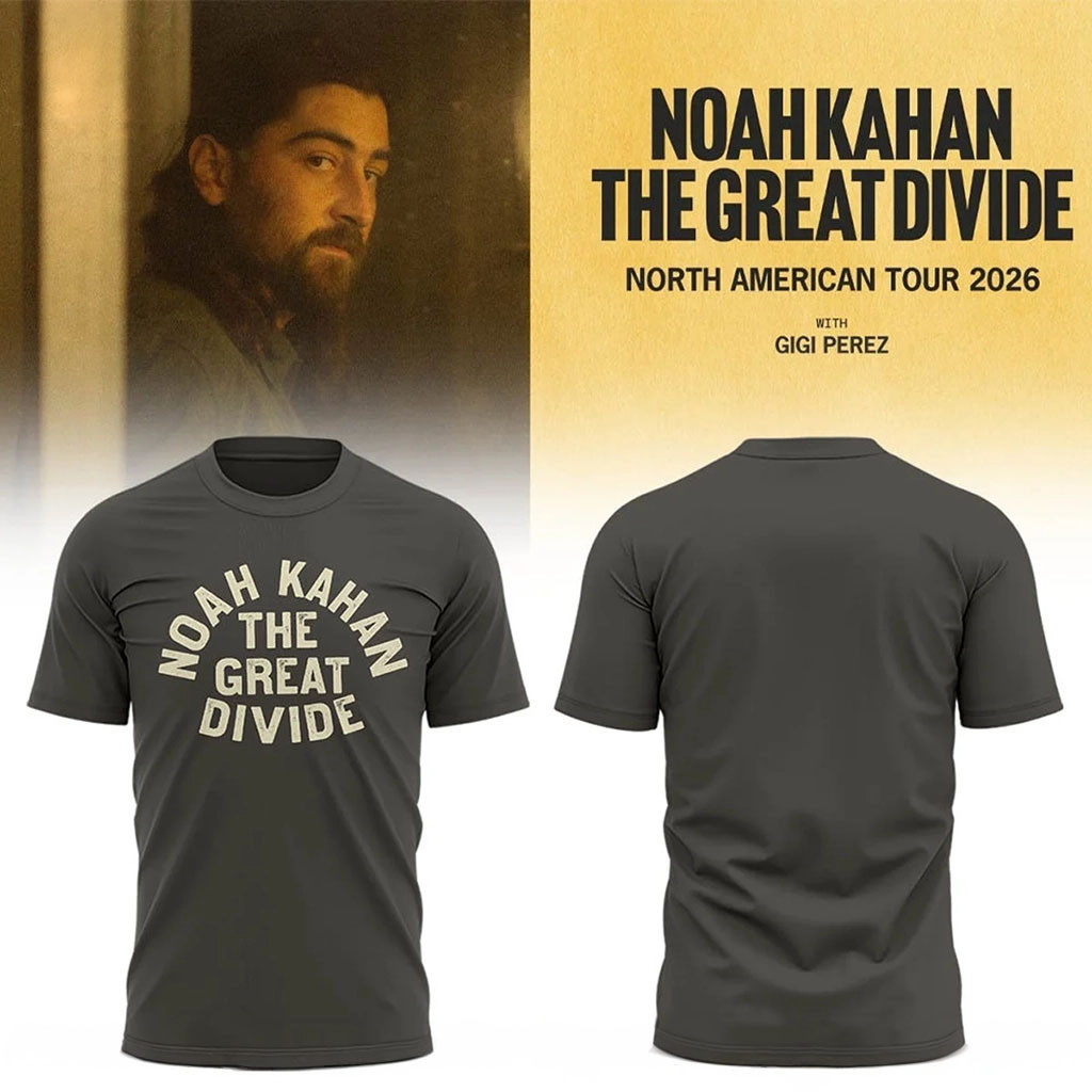 Noah Kahan The Great Divide Tour 2026 Shirt Noah Kahan Merch Cool Gifts For Music Lovers - Kdjoy Noah Kahan The Great Divide Tour 2026 Shirt Noah Kahan Merch Cool Gifts For Music Lovers - Kdjoy