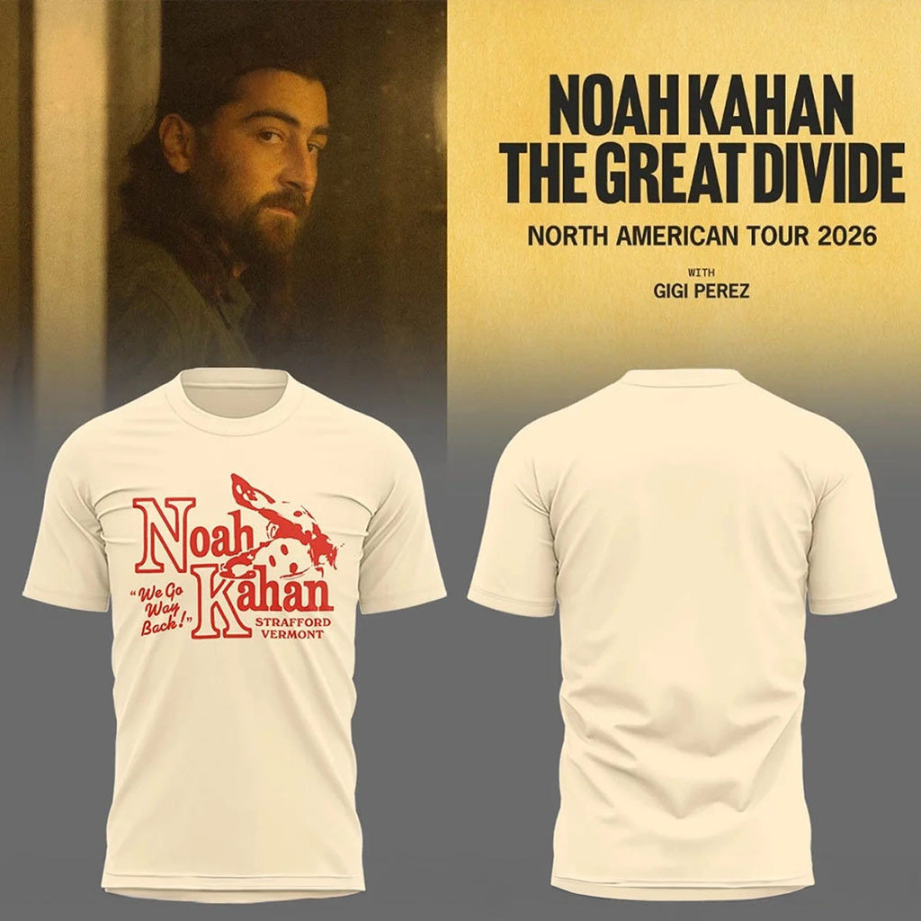 Noah Kahan The Great Divide Tour 2026 T-Shirt Noah Kahan Merch Gifts For Him - Kdjoy