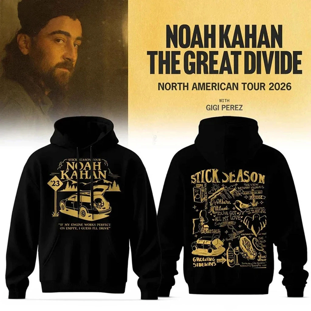 Noah Kahan The Great Divide Tour Hoodie 2026 Noah Kahan Concert Merch Gift For Music Lover - Kdjoy Noah Kahan The Great Divide Tour Hoodie 2026 Noah Kahan Concert Merch Gift For Music Lover - Kdjoy