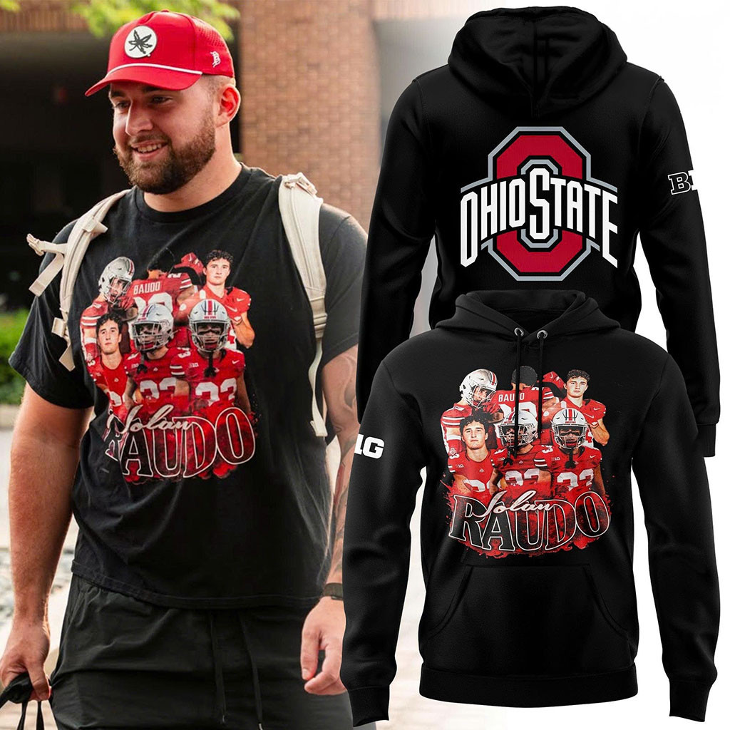 Nolan Baudo Ohio State Football Hoodie Nolan Baudo Buckeyes Merch Gift For Football Fans - Kdjoy