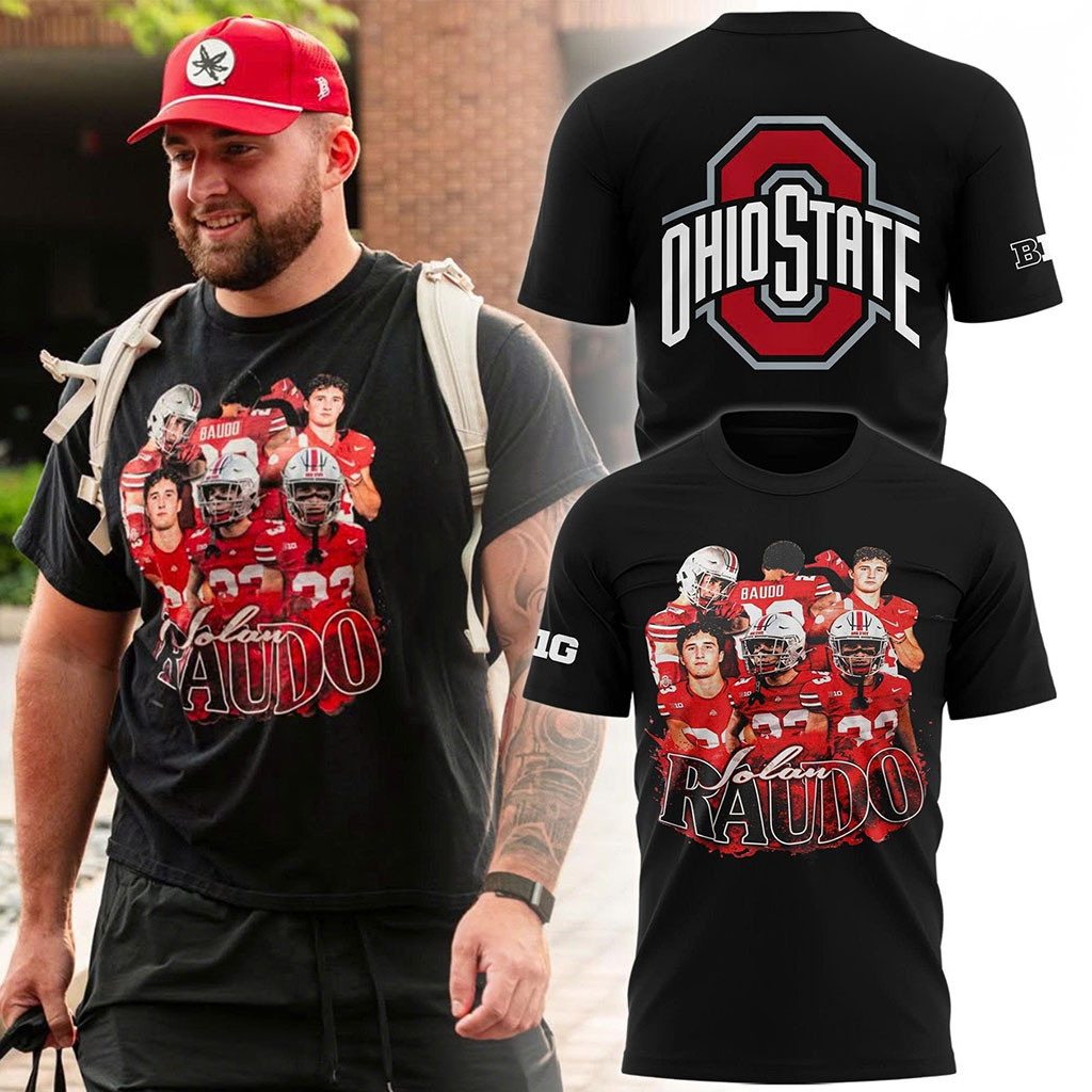 Nolan Baudo Ohio State Football T-Shirt Buckeyes Merch Best Gift For Football Fans - Kdjoy