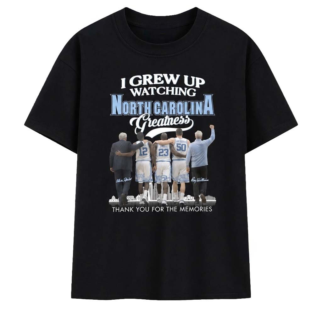 North Carolina Tar Heels Basketball Legends Greatness Graphic 2026 T-Shirt North Carolina Merch - Kdjoy