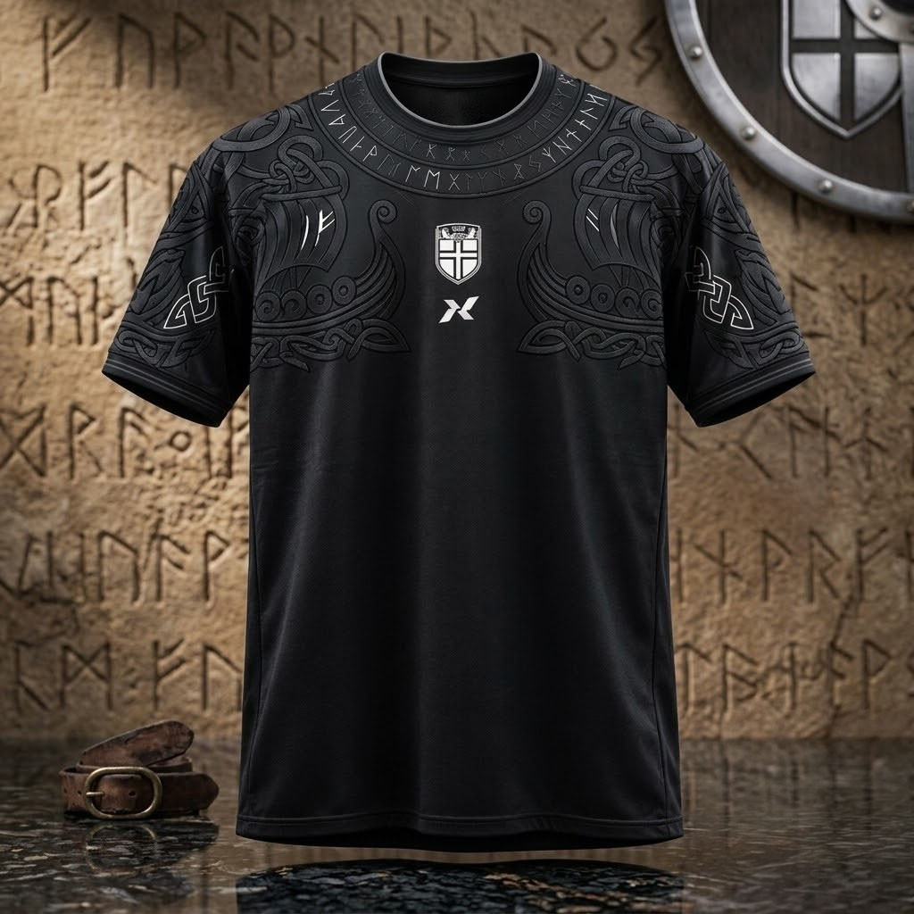 Norway Football Team Viking Longship Soccer Jersey 2026 Norway World Cup Merch Fan Gifts - Kdjoy