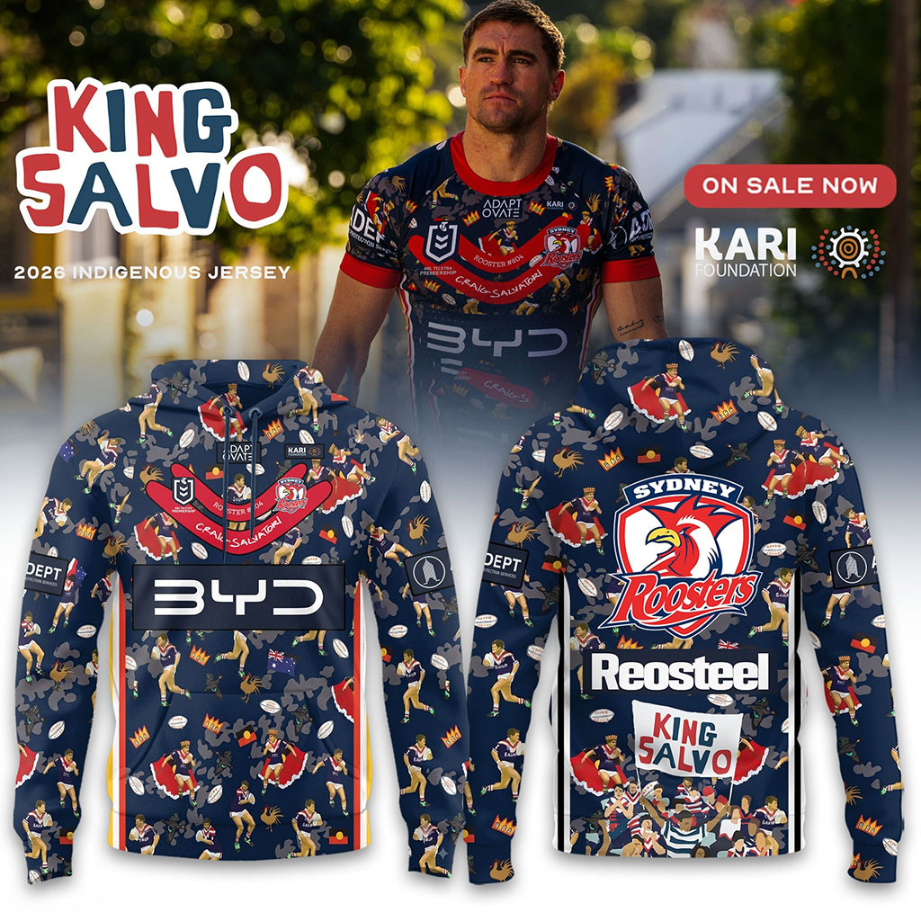 NRL Sydney Roosters 2026 Indigenous Hoodie Sydney Roosters Merch Gift For Rugby Fans - Kdjoy NRL Sydney Roosters 2026 Indigenous Hoodie Sydney Roosters Merch Gift For Rugby Fans - Kdjoy
