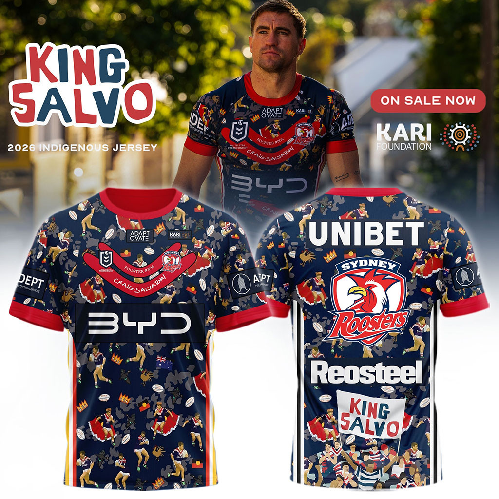 NRL Sydney Roosters 2026 Indigenous T-Shirt Sydney Roosters Merch Best Gift For Rugby Lovers - Kdjoy