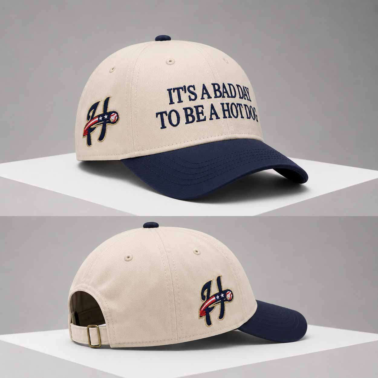 NY Mets Stadium Food 2026 Hat Embroidered New York Mets Merch Gifts For Baseball Fans - Kdjoy