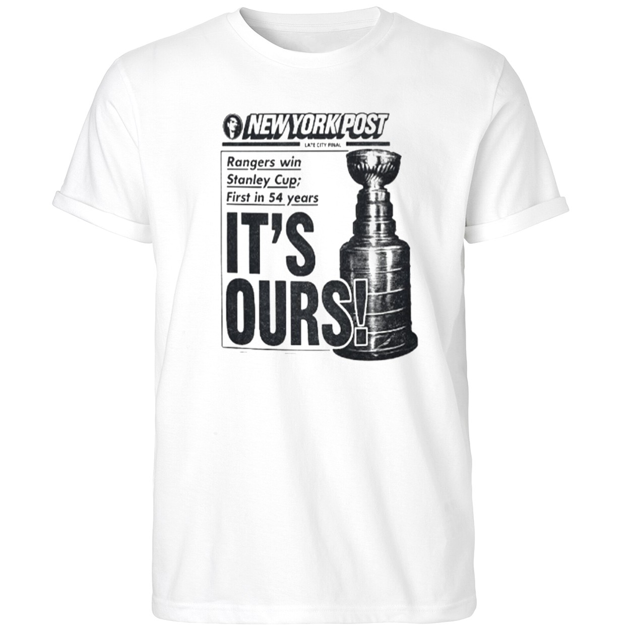 NY Post Rangers Win 1994 Stanley Cup Shirt New York Rangers Merch Gifts For Fans - Kdjoy