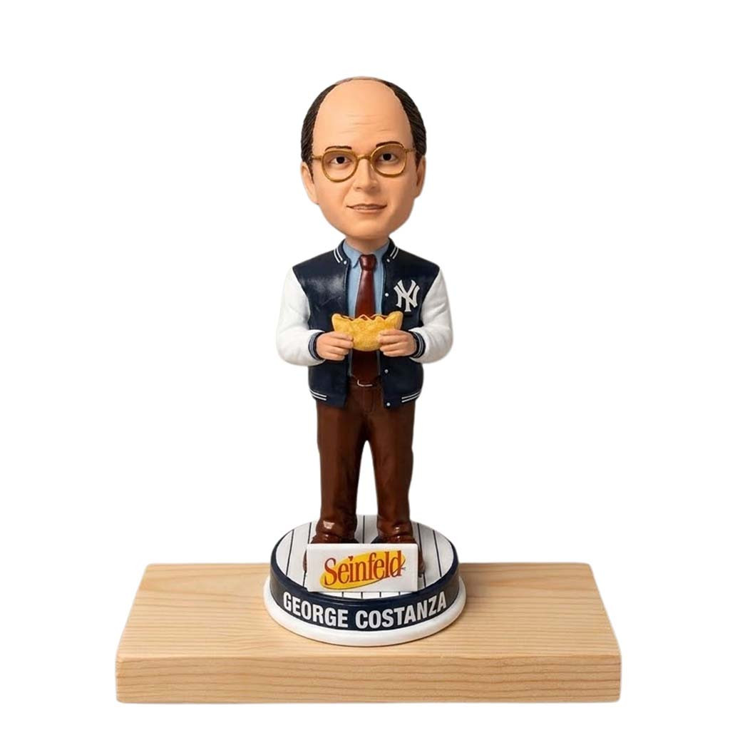 NY Yankees George Costanza Calzone 2026 Funko Pop NY Yankees Merch Gifts For Baseball Fans - Kdjoy