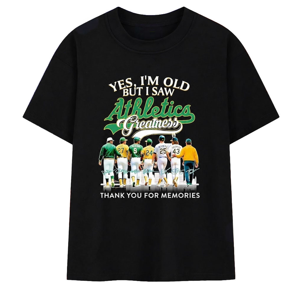 Oakland Athletics Legends Hunter Jackson Henderson McGwire Eckersley Signature Shirt Fan Merch - Kdjoy Oakland Athletics Legends Hunter Jackson Henderson McGwire Eckersley Signature Shirt Fan Merch - Kdjoy