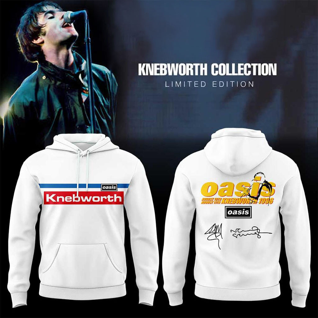 Oasis To Mark 30 Years Knebworth Hoodie Oasis Merch Best Gift For Rock Fans - Kdjoy
