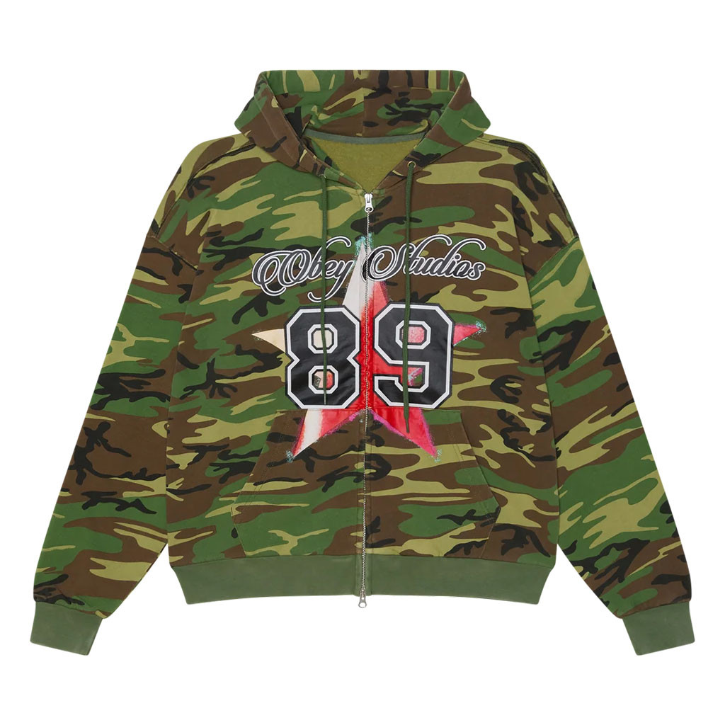 Obey Clothing Merch 2026 Obey Varsity Camo Zip Hoodie Gift Ideas For Friends - Kdjoy