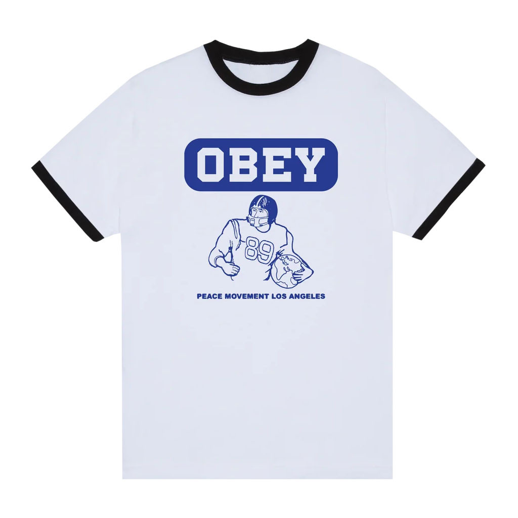 Obey Clothing Merch 2026 Peace Movement Ringer T-Shirt Unique Gift For Brothers - Kdjoy