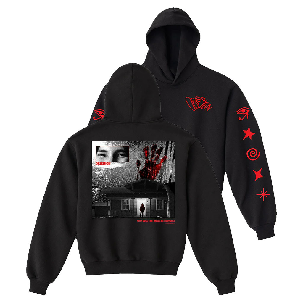 Obsession Merch 2026 Obsession Makes Me Nervous Hoodie Best Gift For Horror Movie Fans - Kdjoy