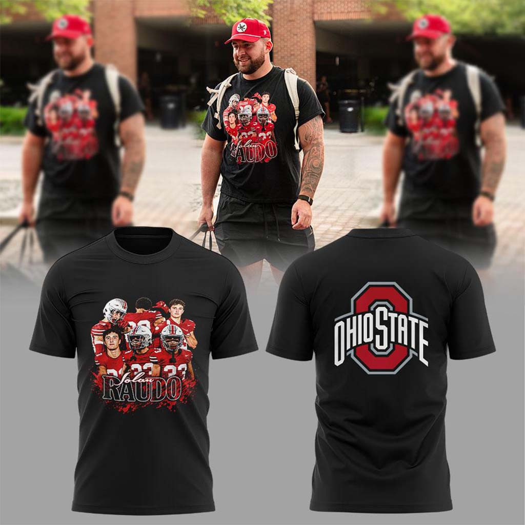 Ohio State Buckeyes Preseason Training Camp Solo Raudo T-Shirt Buckeyes Merch Best Fan Gifts - Kdjoy