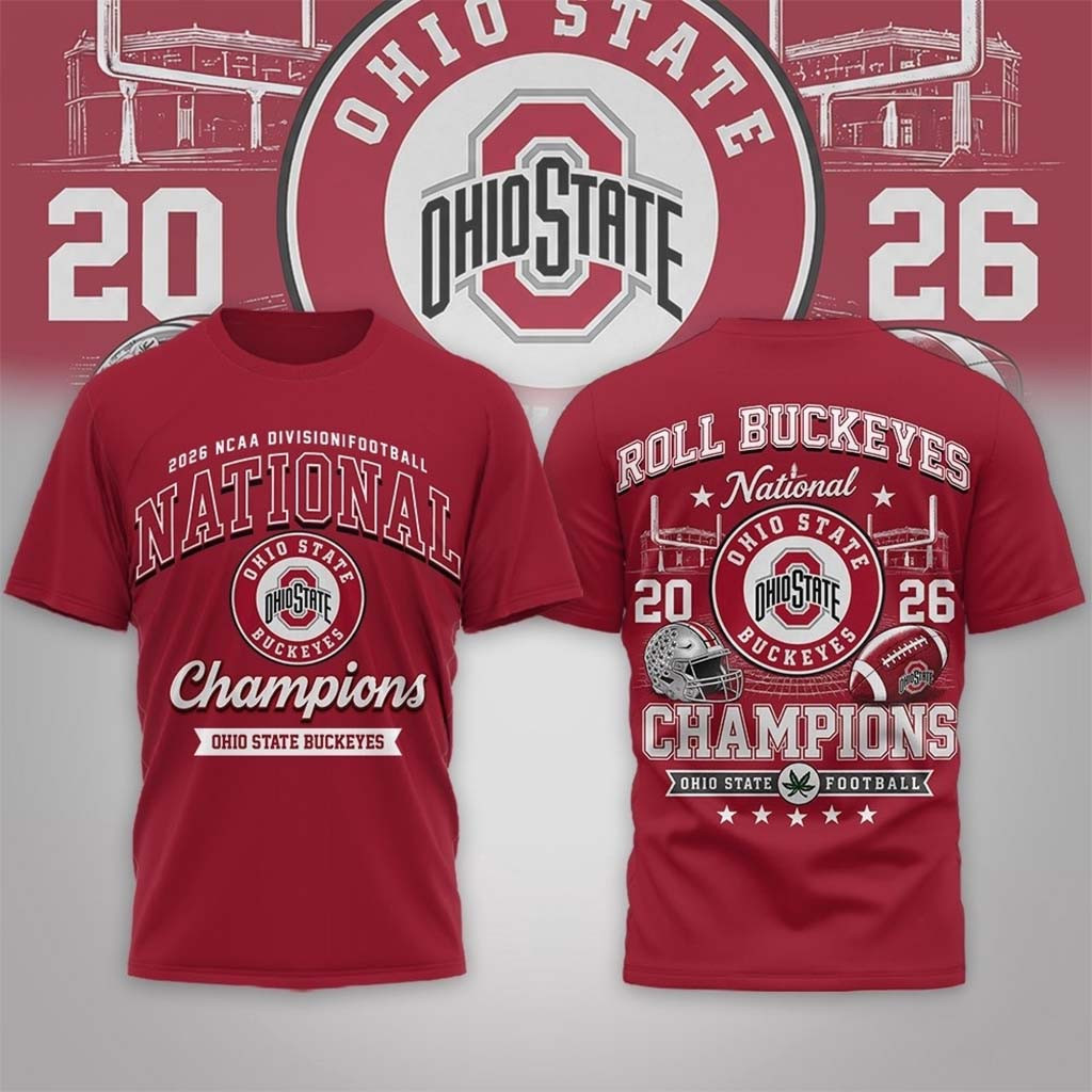 Ohio State Buckeyes Road to Glory 2026 Football Champions Shirt Buckeyes Merch Gifts For Fans - Kdjoy