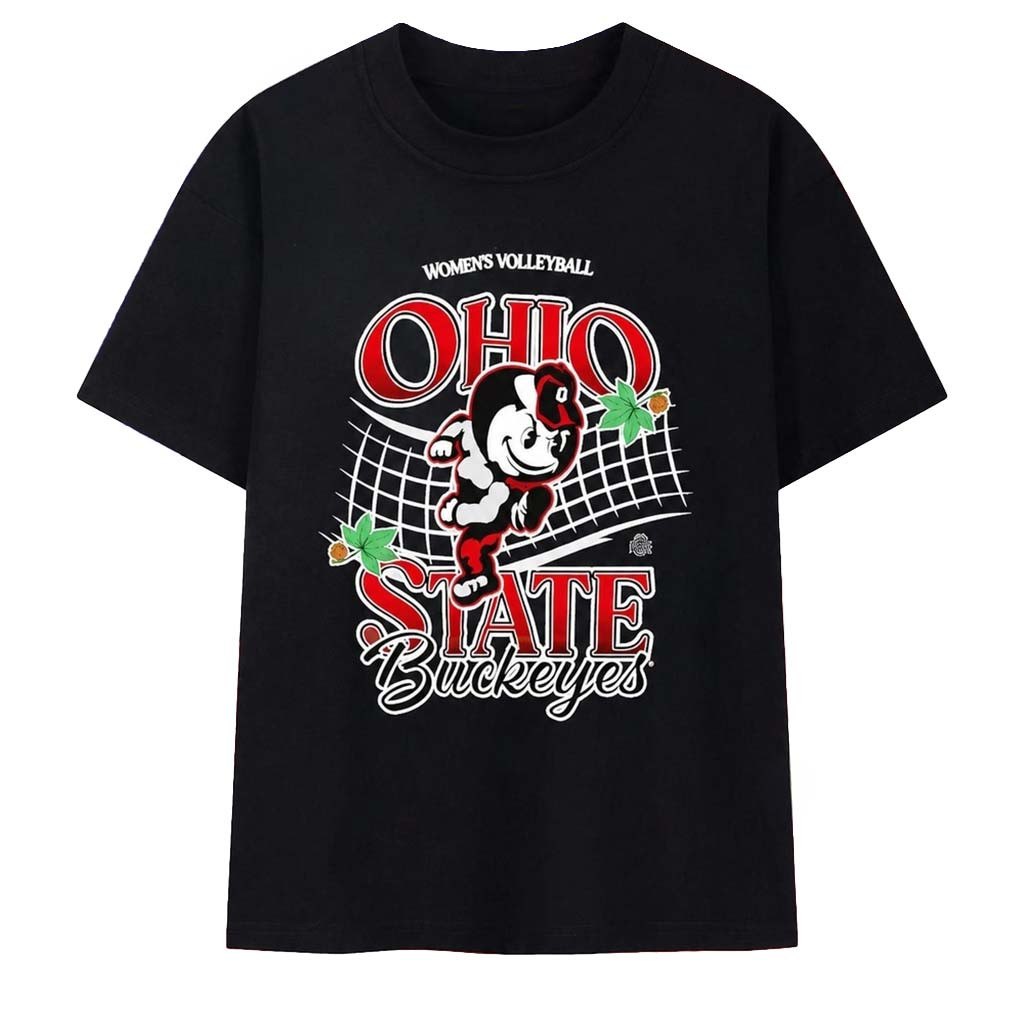 Ohio State Buckeyes Women's Volleyball Mascot 2026 T-Shirt Buckeyes Merch Gifts For Son - Kdjoy